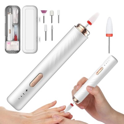 BEZPRZEWODOWA FREZARKA DO PAZNOKCI USB PODRÓŻNA KOMPAKTOWA