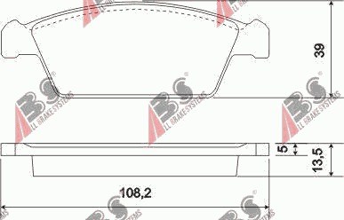 ZAPATAS DE FRENADO PARTE DELANTERA DAEWOO TICO 1995-2000  