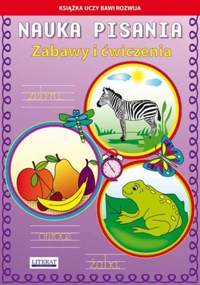 Nauka pisania. Zabawy i ćwiczenia. Zebra