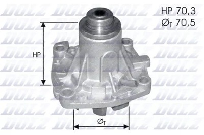 DOLZ A131ST BOMBA DE AGUA ALFA 164 2.5TD -09.98  