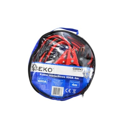 GEKO CABLES DE ARRANQUE 600A 4M G80043  