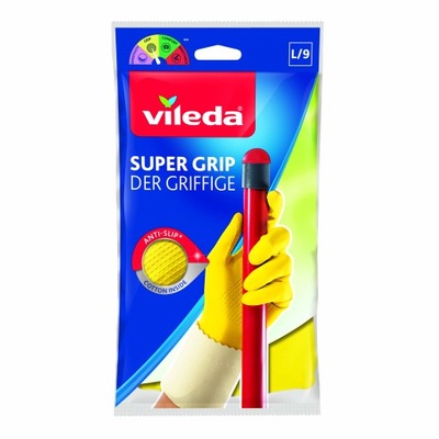 Vileda Rękawice Super Grip L mocny chwyt