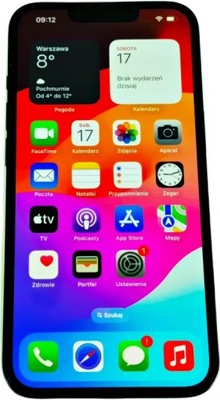 TELEFON IPHONE 13 5G MIDNIGHT 256GB PUDEŁKO KONDYCJA BATERII 89 %