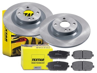 Тормозные диски + тормозные колодки textar задняя mazda mx-5 nd 280mm фото №1