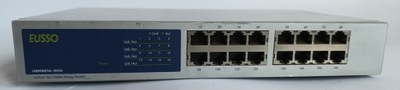 Switch 16 portów EUSSO USH5016-DXA (16x10/100Mbit) z wadą