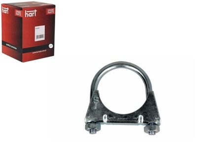 Хомут труби випускної універсальна 60mm m10 hart фото №1