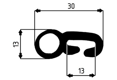 Fsc żuk прокладка дверь ii фото №1