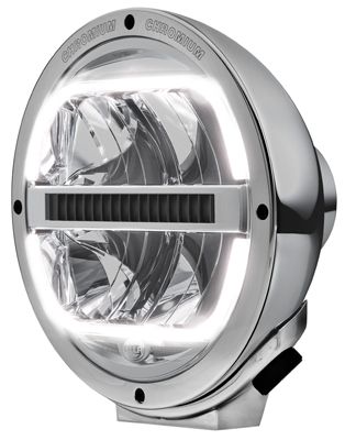 HALOGEN LAMP LONG-RANGE CHROMIZED FULL LED HELLA  