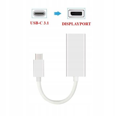 Adapter USB-C 3.1 do Displayport