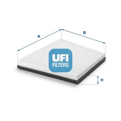 UFI 53.095.00 ФИЛЬТР, ВЕНТИЛЯЦИЯ СТОРОНЫ