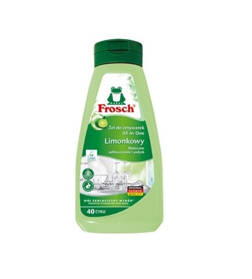 Żel do zmywarek Limonkowy Frosch, 650 ml