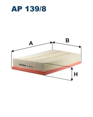 AP139/8 ФІЛЬТР ПОВІТРЯ