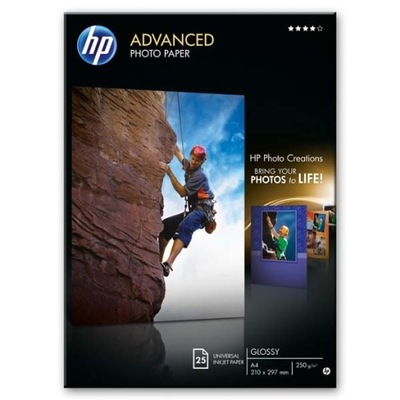 HP Advanced Glossy Photo Pa, Q5456A, foto papier, połysk, zaawansowany typ