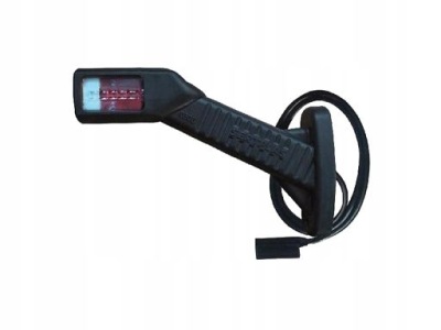 Лампа габаритна led коса ліва фото №1