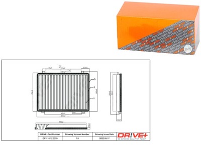 Dr!ve+ dp1110.12.0333 фильтр, вентиляция пространство пассажирский фото №1