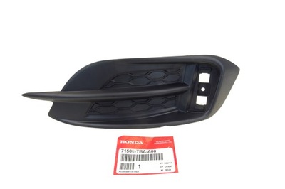 Honda civic x 16- заглушка накладка решётка радиатора бампер фото №1