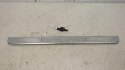 Молдинг накладка порог левый перед led mercedes w176 фото №1