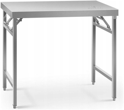 Stół roboczy 100 x 60 cm ROYAL CATERING 10011481 z blatem ze stali