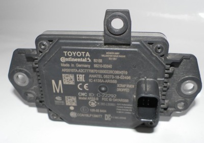 TOYOTA YARIS IV 4 P21 RADAR CONTROL DE CRUCERO 88210-0D040 882100D040  