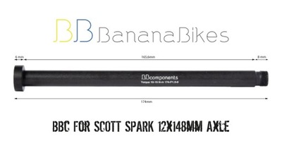 Oś do roweru Scott Spark Scale Ultralight