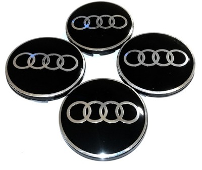 AUDI TAPACUBOS ZNACZKI KAPSLE DO ALUFELG Z VW 65MM/56MM  