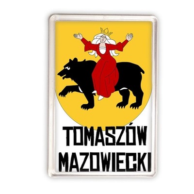 magnes akrylowy herb Tomaszów Mazowiecki