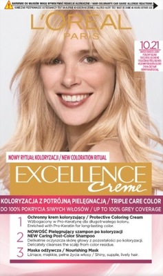 Loreal Excellence Creme Krem Koloryzujący 10.21