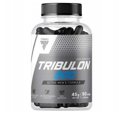 Trec Tribulon 200 90 kaps Tribulus Terrestris Mocny Aż 95 % Saponin! Testo