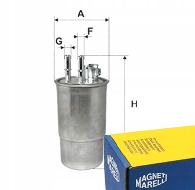 Фільтр пального m.marelli do fiat punto evo 1.3 фото №1