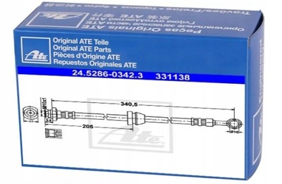 Ate 24.5286-0342.3 шланг тормозной гибкий фото №1