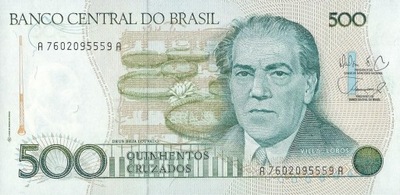 Brazylia - 500 Cruzados - 1988 - P212 - St.1