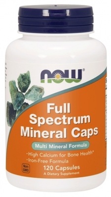 NOW Foods Full Spectrum Minerals witaminy i minerały 120 kapsułek