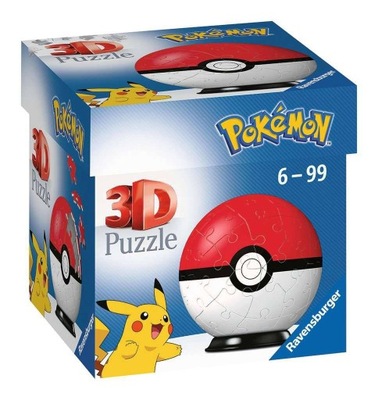 Puzzle 3D Ravensburger Pokemon Kula 55 elementów