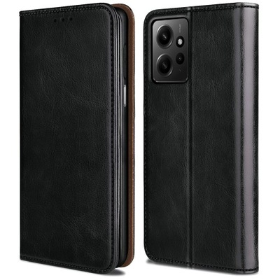 Etui z klapką Case do XIAOMI REDMI NOTE 12 4G PREMIUM SKÓRZANE