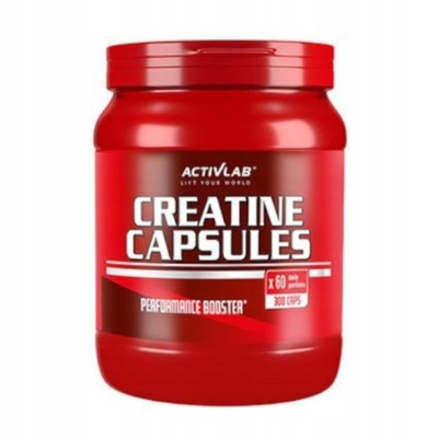 ACTIVLAB CREATINE CAPSULES 300 KAPS KREATYNA SIŁA - Suplement diety