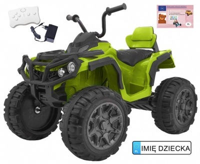 Quad ATV 2.4GHz na akumulator dla dzieci Zielony +