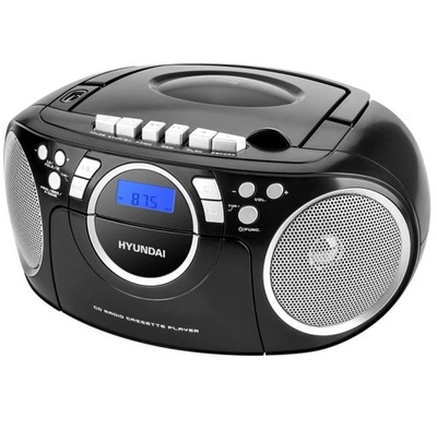 Boombox Radio FM CD kasety Radiomagnetofon USB