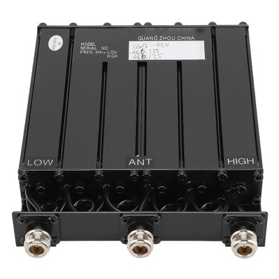 25W UHF duplexer with 6 bays for repeater