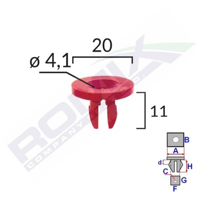 CONNECTOR ATTACHMENT PROTECTION ENGINE FORD X10SZT  