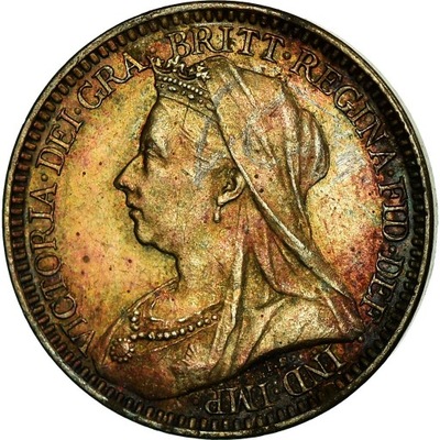 Moneta, Wielka Brytania, Victoria, 2 Pence, 1898,