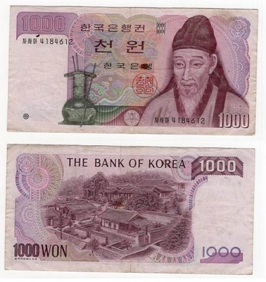 KOREA POŁUDNIOWA 1983 1000 WON
