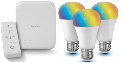 ZESTAW STARTOWY INTELIGĘTNE OŚWIETLENIE LIVARNO HOME 3 ŻARÓWKI SMART HOME