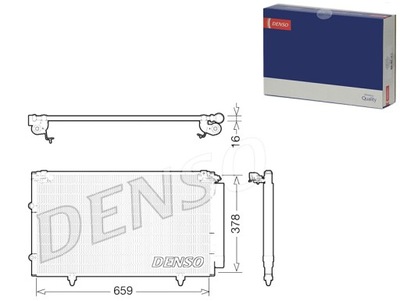 KONDENSATORIUS KONDICIONAVIMO TOYOTA CAMRY 2.4 3.0 08.01-11.06 DENSO 