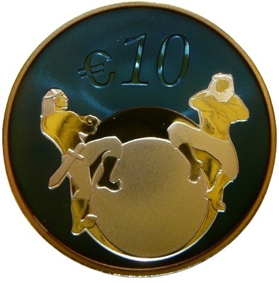 10 EURO ESTONIA 2011 WSTĄPIENIE DO UNII Ag RZADKA