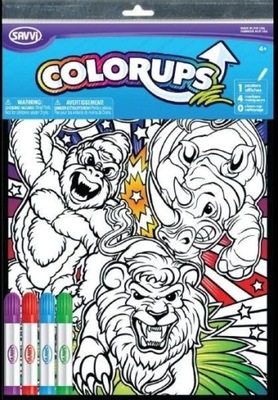 Colorups Zwierzaki nauka kolorowania