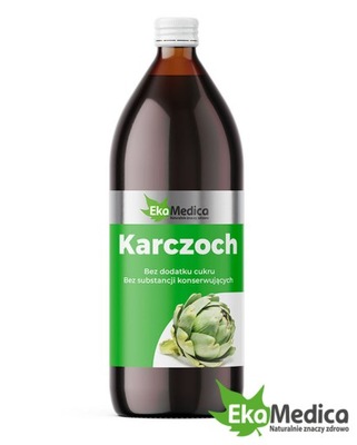 EKAMEDICA Sok z liści karczocha pasteryzowany 500 ml