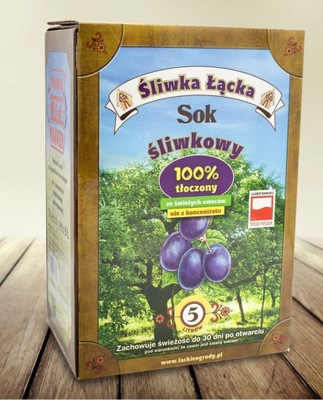 Łąckie Ogrody Sok Śliwkowy 5L