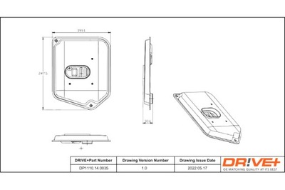 DRIVE+ FILTRAS AUTOMATINĖS DĖŽĖS PAVARŲ BMW Z SANDARIKLIS 