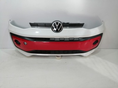 Бампер передній перед vw up lift 1s0 фото №1