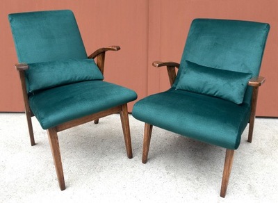 FOTELE PRL 300-123 PROJEKT MIECZYSŁAW PUCHAŁA